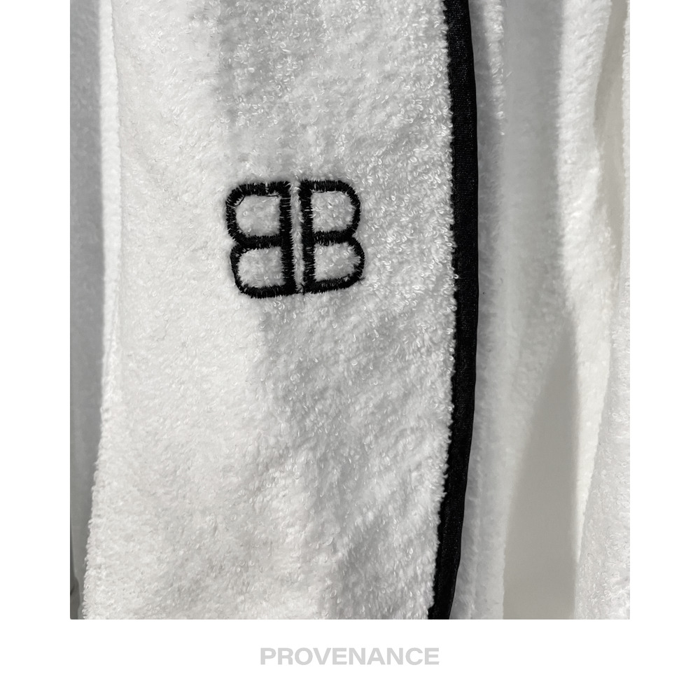 🔴 Balenciaga BB Robe - White French Terry - Picture 3 of 6